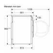 Bosch WQB246DNBY Serie 8 hőszivattyús szárítógép