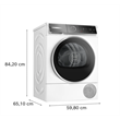 Bosch WQB246DNBY Serie 8 hőszivattyús szárítógép
