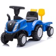 Buddy Toys BPC 5175 NEW HOLLAND T7 lábbalhajtós utánfutós traktor, kék
