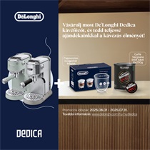 De'Longhi Dedica kávéfőzők garantált ajándékcsomaggal