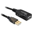 Delock 82690 USB 2.0-ás hosszabbító kábel (aktív), 20 m