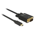 Delock 85261 Kábel USB Type-C csatlakozó, fekete