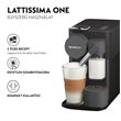 Nespresso® De`Longhi EN510.B Lattissima One kapszulás kávéfőző, fekete