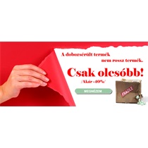 Dobozsérült termék nem rossz termék