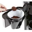 Domo DO721K kávéfőző filteres darálós, 900W, 1.5 liter, fekete/ezüst
