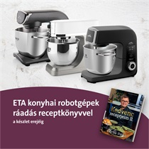 ETA konyhai robotgépek ráadás receptkönyvvel