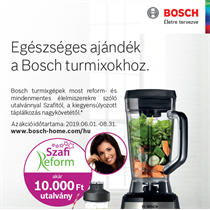 Egészséges ajándék a Bosch turmixokhoz.