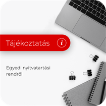 Egyedi nyitvatartási rend