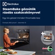 Electrolux SteamBake® gőzsütők ráadás szakácskönyvvel