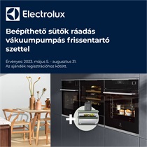 Electrolux beépíthető sütők ráadás vákuumpumpás frissentartó szettel
