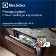 Electrolux mosogatógépek 6 havi ráadás Jar kapszulával