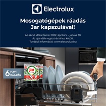 Electrolux mosogatógépek ráadás Jar kapszulával