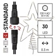 Emos D1ZW01 csillag csúcsdísz 30 LED