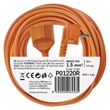 Emos P01220R hosszabbító 20 m / 1 aljzat / narancssárga / PVC / 250 V / 1,5 mm2
