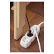 Emos P0321 hosszabbító 1,5 m / 3 aljzat / fehér / PVC / 1 mm2