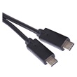 Emos SM7022BL töltő- és adatkábel USB-C 3.1 / USB-C 3.1, 1 m, fekete