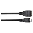 Emos SM7053 adat OTG kábel USB-A 2.0 / micro USB-B 2.0 redukciós funkcióval, 15 cm, fekete