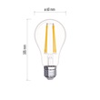 Emos Z74270 LED izzó Filament A60 / E27 / 7 W (75 W) / 1 060 lm / meleg fehér