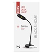 Emos Z7523B LED asztali lámpa black & home, fekete
