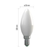Emos ZQ3211 LED izzó Classic gyertya / E14 / 4,1 W (32 W) / 350 lm / természetes fehér