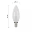 Emos ZQ3221 classic LED izzó gyertya E14 5W 470LM NW