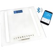 Esperanza B.FIT 8 in1 Bluetooth fürdőszoba mérleg, fehér EBS016W