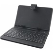 Esperanza EK123 7" Univerzális tablet tok + billentyűzet (angol), fekete