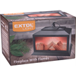 Extol Light 43404 dekorációs LED lámpa, láng hatású, sárga fényű
