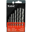Extol Premium 8801221 rövid fafúró készlet, 8 db-os