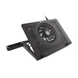 Genesis NHG-1678 OXID 450 RGB 15.6" laptop hűtőpad ventilátor, RGB világítás, USB, fekete