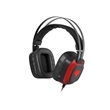 Genesis NSG-0999 Radon 720 Gamer mikrofonos fejhallgató, Virtual 7.1, fekete-piros
