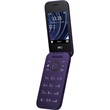 HMD 2660 4G FLIP DS, VIOLET kártyafüggetlen mobiltelefon + Telekom Domino feltöltőkártya