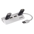 Hama 200120 USB 2.0 HUB (4 DB USB port), fehér