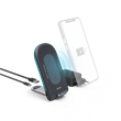 Hama 201689 vezeték nélküli mobiltelefon gyorstöltő, "QI-FC15S", 15W, fekete