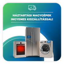 Háztartási nagygépek ingyenes kiszállítással