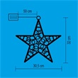 Home by Somogyi KID 211 B/WW LED-es ablakdísz akril csillag