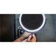 Humanas HS BM01 EZÜST fürdőszobai tükör LED világítással