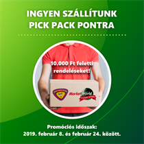 Ingyen szállítunk Pick Pack Pontra