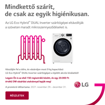 Készülj fel a télre az LG szárítógépeivel!