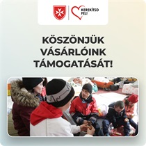Köszönjük vásárlóink támogatását az ukrán menekültek javára!