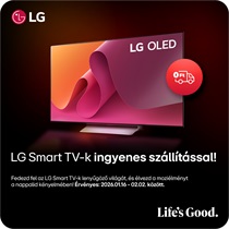 LG Smart TV-k ingyenes szállítással