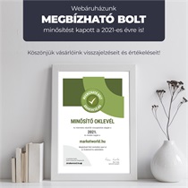 Megbízható bolt minősítést kaptunk a 2021-es évre is!