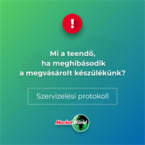 Mi a teendő, ha meghibásodik a megvásárolt készülékünk?