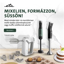 Mixeljen, formázzon, süssön!