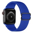 Mybandz APW383005 állítható hosszúságú rugalmas szövet óraszíj Apple Watch-hoz kék, 38 - 40 mm