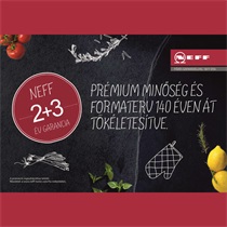 NEFF 2+3 év garancia