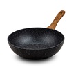 Nava 10-144-110 Wok serpenyő 28 cm tapadásmentes kőbevonattal