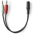 Nedis CAGB22160BK02 audió kábel