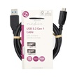 Nedis CCGL61500BK10 USB kábel