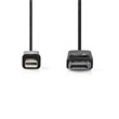 Nedis CCGP37400BK10 Mini DisplayPort - DisplayPort Kábel | Mini DisplayPort-dugasz - DisplayPort-dugasz | 1,0 m | fekete